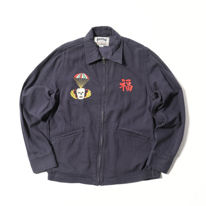 Houston Cotton Linen Vietnam Skull Tiger Jacket