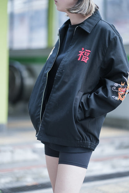 Houston Vietnam Tiger & Dragon Map Jacket