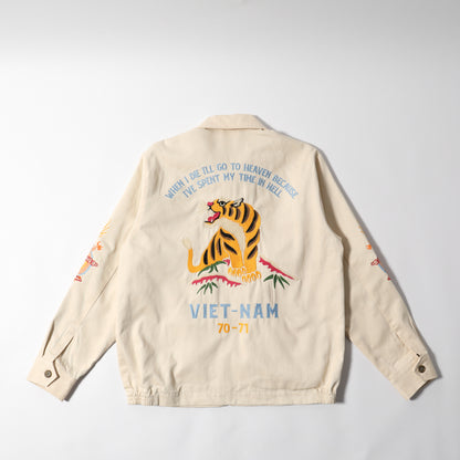Houston Embroidery Vietnam Tiger Jacket