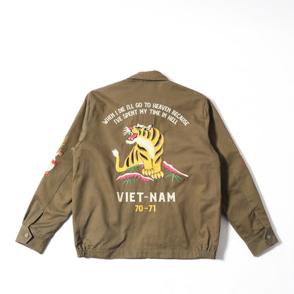 Houston Embroidery Vietnam Tiger Jacket