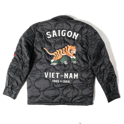 Houston Nylon Vietnam Tiger Quilted Jacket