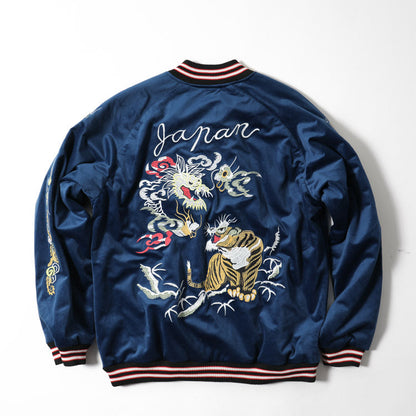 Houston Velveteen Dragon Tiger Souvenir Jacket