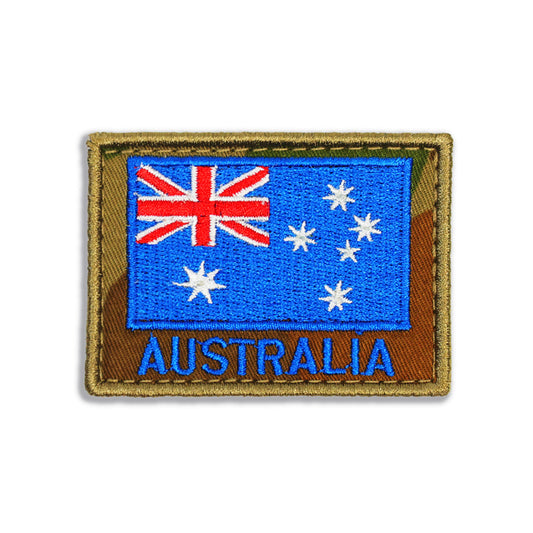 Australia Camo Embroidered Flag Patch