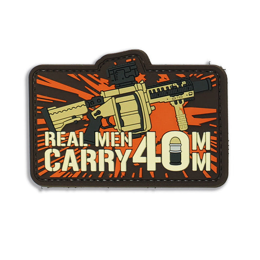 Real Men Carry 40mm Tactical PVC Patch