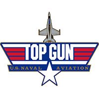 US Military Navy Top Gun Aviation F/A-18 Pin