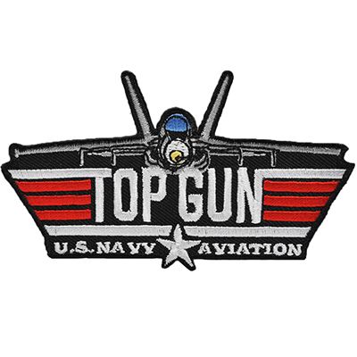 US Military Navy Top Gun Aviation F/A-18 Front Patch