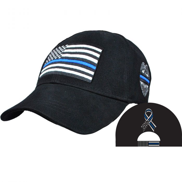 US Police Thin Blue Line Tactical Cap