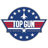 US Military Naval Top Gun Star Fighter Pin