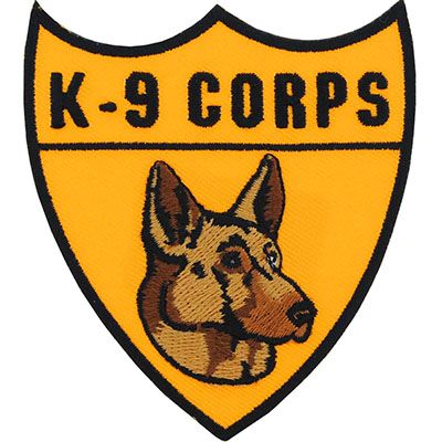 US Military K-9 Corps Patch
