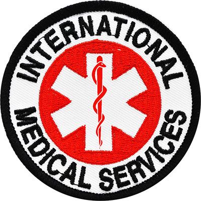 US Military EMS International Medical Services Patch