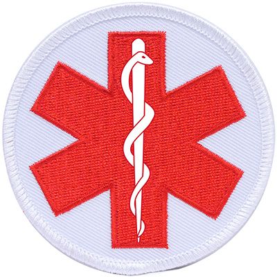 US Military EMS Rod Of Asclepius Patch