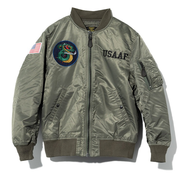 Houston Custom MA-1 F-15 Eagle Embroidery Jacket (7103488065720)