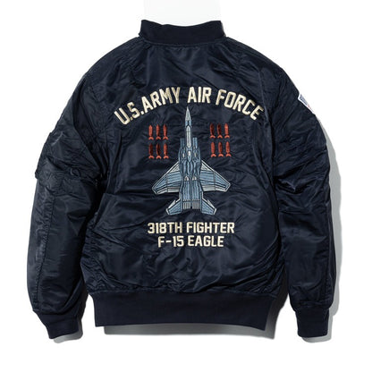 Houston Custom MA-1 F-15 Eagle Embroidery Jacket (7103488065720)