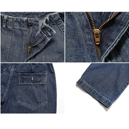 Houston Ladies Slab Denim Fatigue Pants