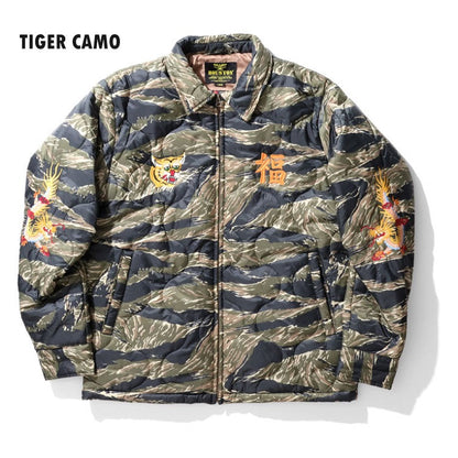 Houston Nylon Vietnam Tiger Quilted Jacket