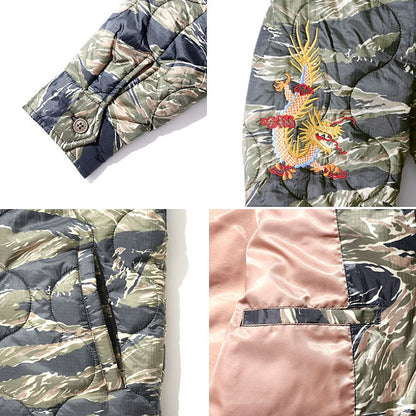 Houston Nylon Vietnam Tiger Quilted Jacket