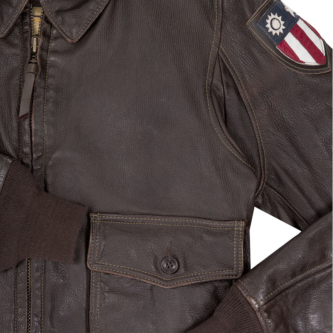 Pre-Order: Cockpit USA Black Eagle USN G-1 Leather Jacket (7103060705464)