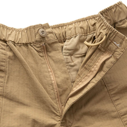 Houston Cotton Rip Baggy Shorts Khaki / L (Large) (7103485870264)