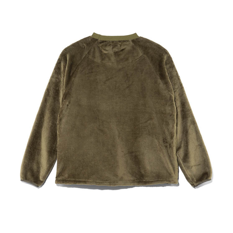 Houston Crew Neck Fleece Jacket Olive Drab / L (Large) (7103486853304)