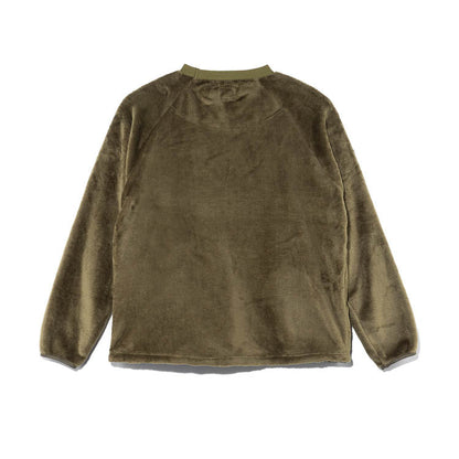 Houston Crew Neck Fleece Jacket Olive Drab / L (Large) (7103486853304)
