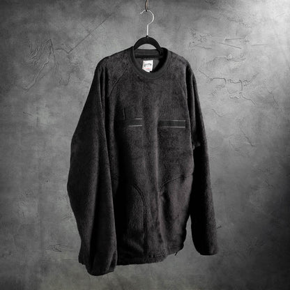 Houston Crew Neck Fleece Jacket Olive Drab / L (Large) (7103486853304)