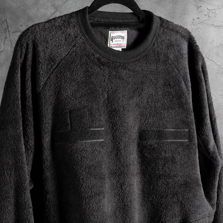 Houston Crew Neck Fleece Jacket Olive Drab / L (Large) (7103486853304)
