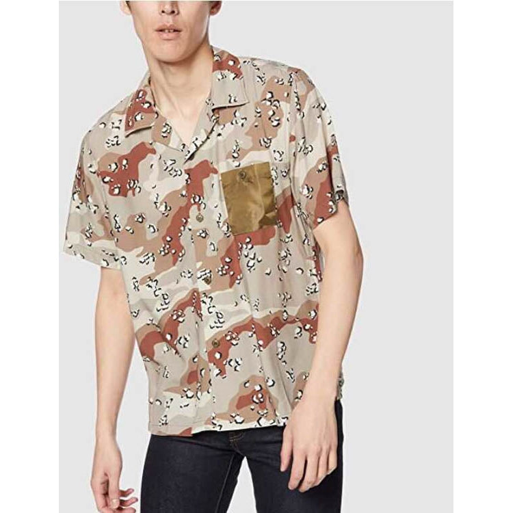 Houston Aloha Military Shirt Leaf / XL (X-Large) (7103487017144)