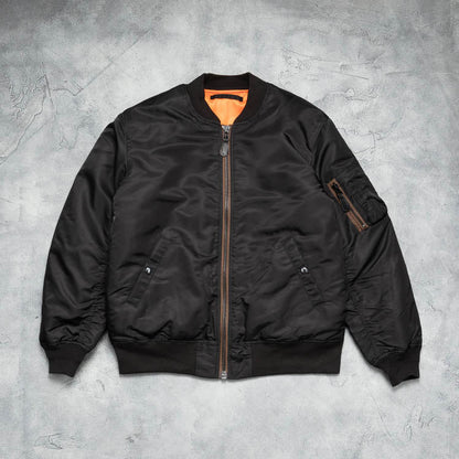 Houston MA-1 Flight Jacket Black / L (Large) (7103487606968)