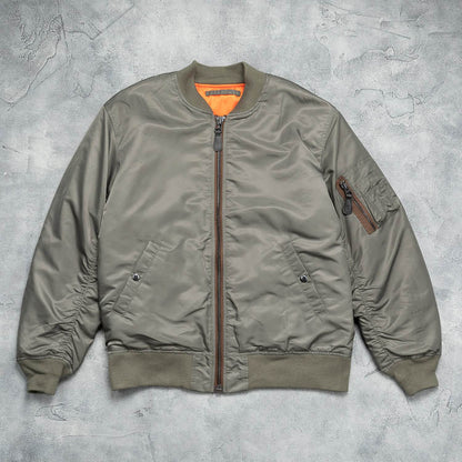 Houston MA-1 Flight Jacket Black / L (Large) (7103487606968)