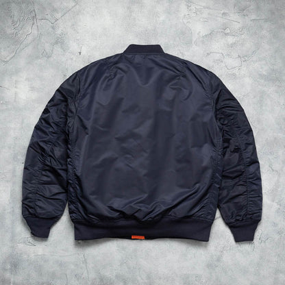 Houston MA-1 Flight Jacket Black / L (Large) (7103487606968)