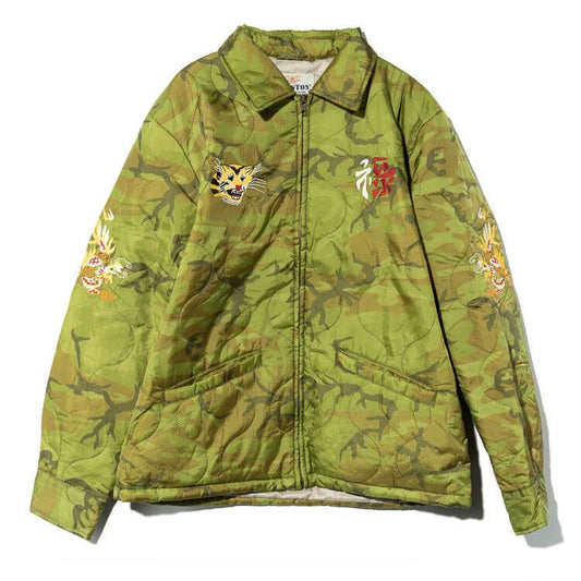 Houston US Military Style Vietnam Dragon Quilted Jacket (7103488032952)