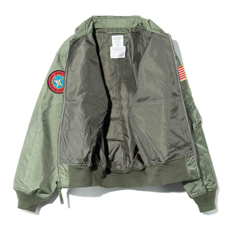 Houston CWU-36P VX-31 Dust Devils Logo Jacket Sage Green / XS (X-Small) (7103489343672)