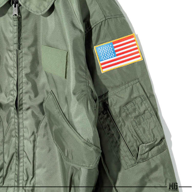 Houston CWU-36P VX-31 Dust Devils Logo Jacket Sage Green / XS (X-Small) (7103489343672)