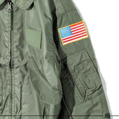 Houston CWU-36P VX-31 Dust Devils Logo Jacket Sage Green / XS (X-Small) (7103489343672)