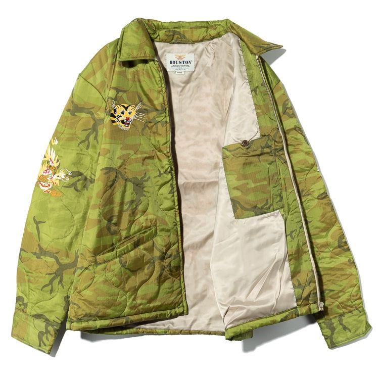 Houston US Military Style Vietnam Dragon Quilted Jacket (7103488032952)