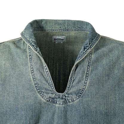 Houston US Style Denim Navy Pullover Shirt