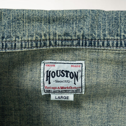 Houston US Style Denim Navy Pullover Shirt