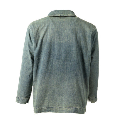 Houston US Style Denim Navy Pullover Shirt