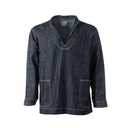 Houston US Style Denim Navy Pullover Shirt