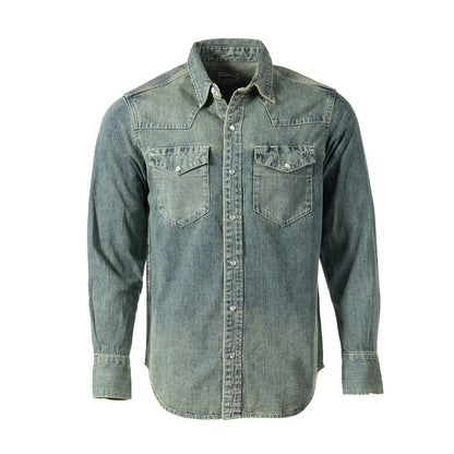 Houston US Style Denim Western Shirt