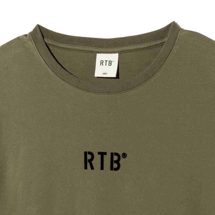 RTB Center Logo T-Shirt Army Green / XS (X-Small)
