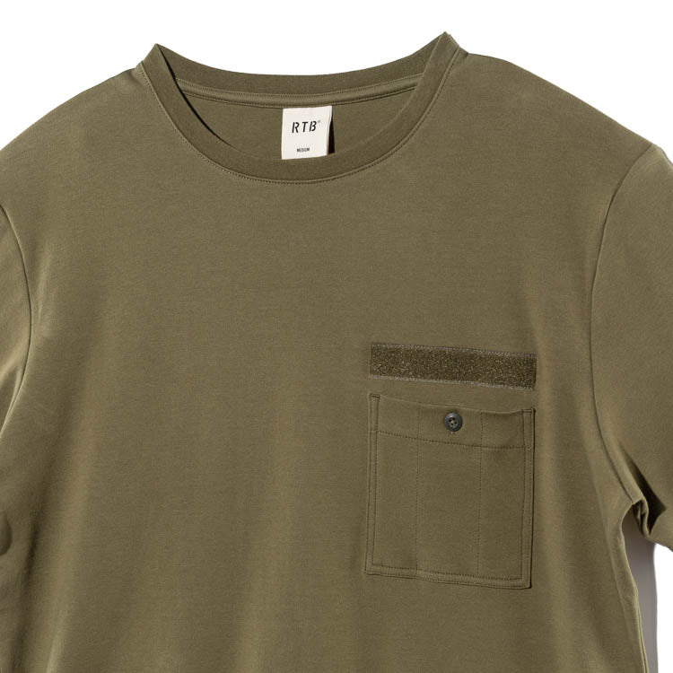 RTB Army Style Pocket T-Shirt Army Green / XS (X-Small)