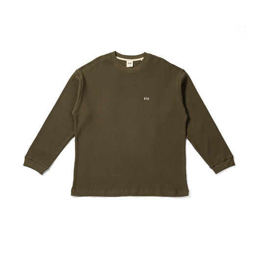 RTB Waffle-Knit Long Sleeved Tee