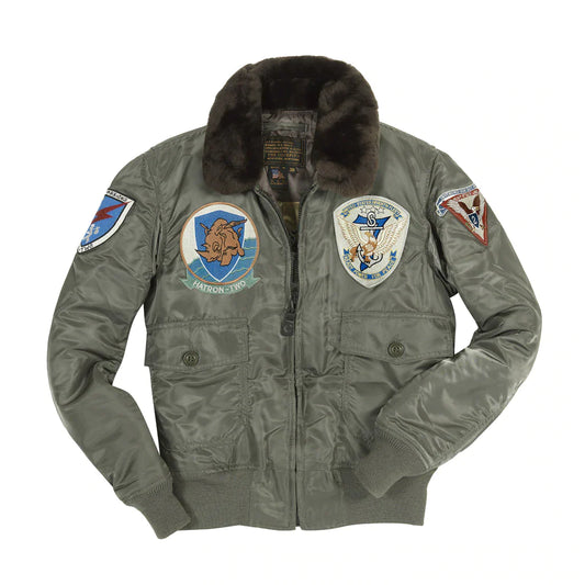 Cockpit USA G-1 US Fighter Jacket With Patches (7103060836536)