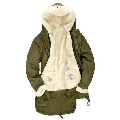 Cockpit USA M51 DMZ Fishtail Parka With Shearling Liner